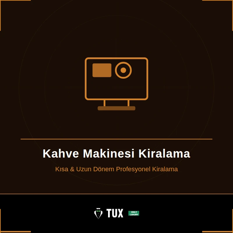 Kahve Makinesi Kiralama