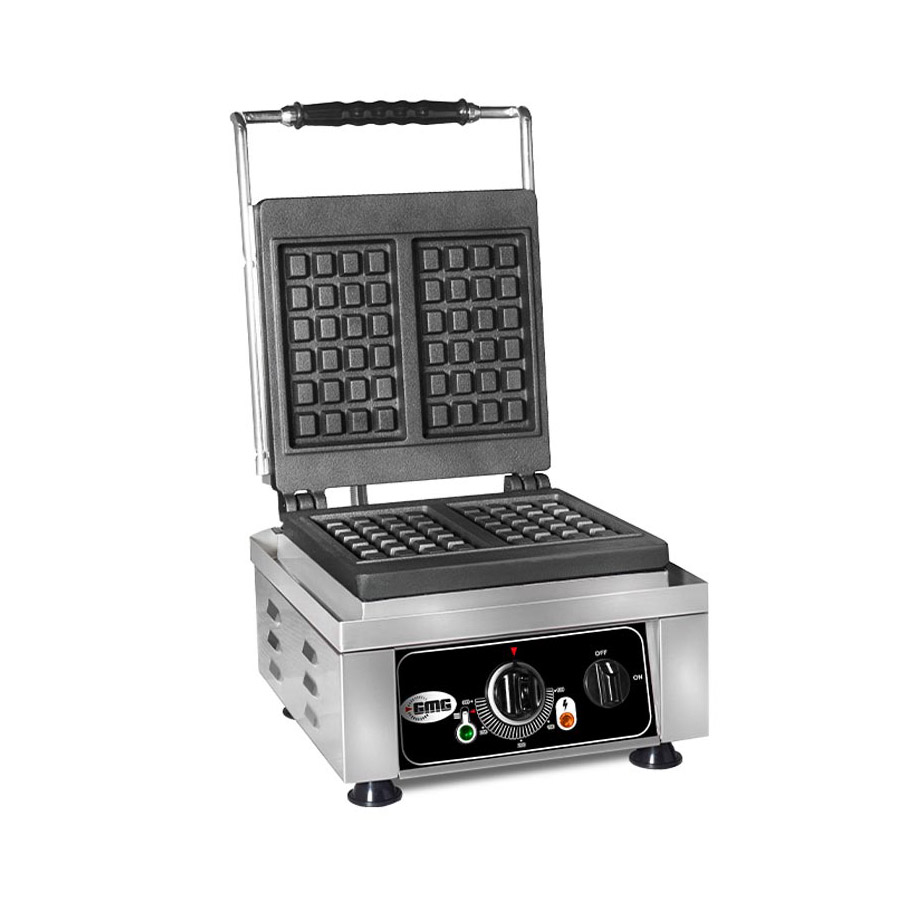 GMG KGW 2530 E Waffle Makinesi Kare Model, Sabit Plakalı