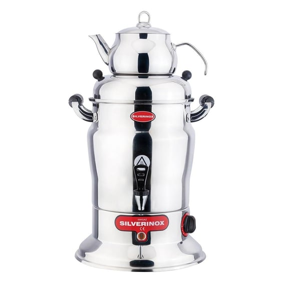 Işıkgaz Silver 2201-1 Tek Demlikli Çay Semaveri, 10 Litre