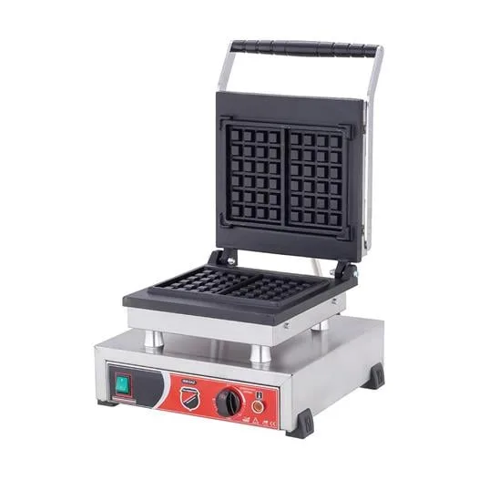 Işıkgaz Silver Endüstriyel Elektrikli Kare Waffle Makinesi – 2 Li