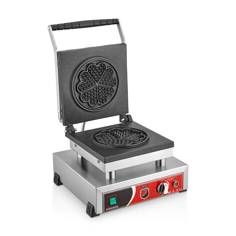 Işıkgaz SilverInox 2137 Çiçek Model Waffle Makinesi, Elektrikli
