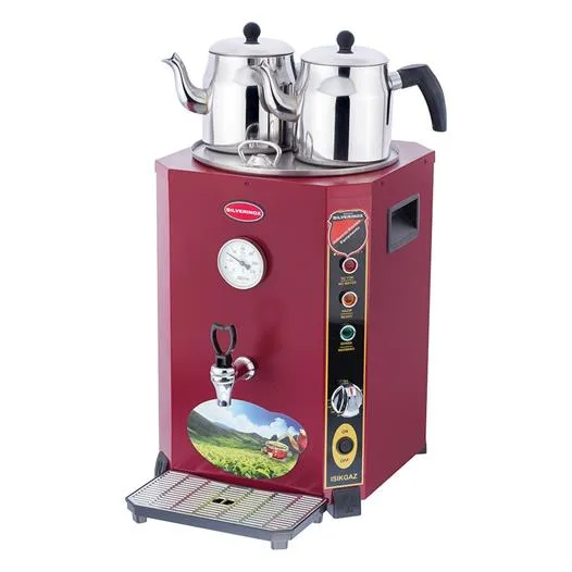 Işıkgaz Silverinox EL-01K Elit Jumbo 13 Litre 2 Demlikli Çay Kazanı Makinesi