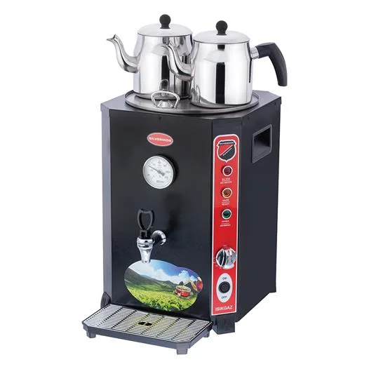 Işıkgaz Silverinox EL-01S Elit Jumbo 13 Litre 2 Demlikli Çay Kazanı Makinesi