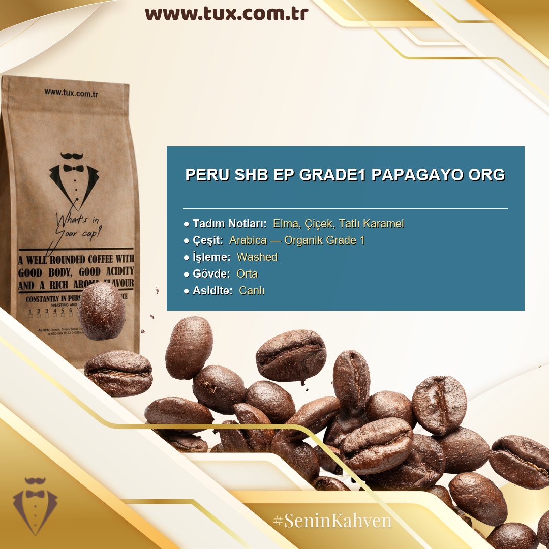 Peru SHB EP Grade1 Papagayo ORG
