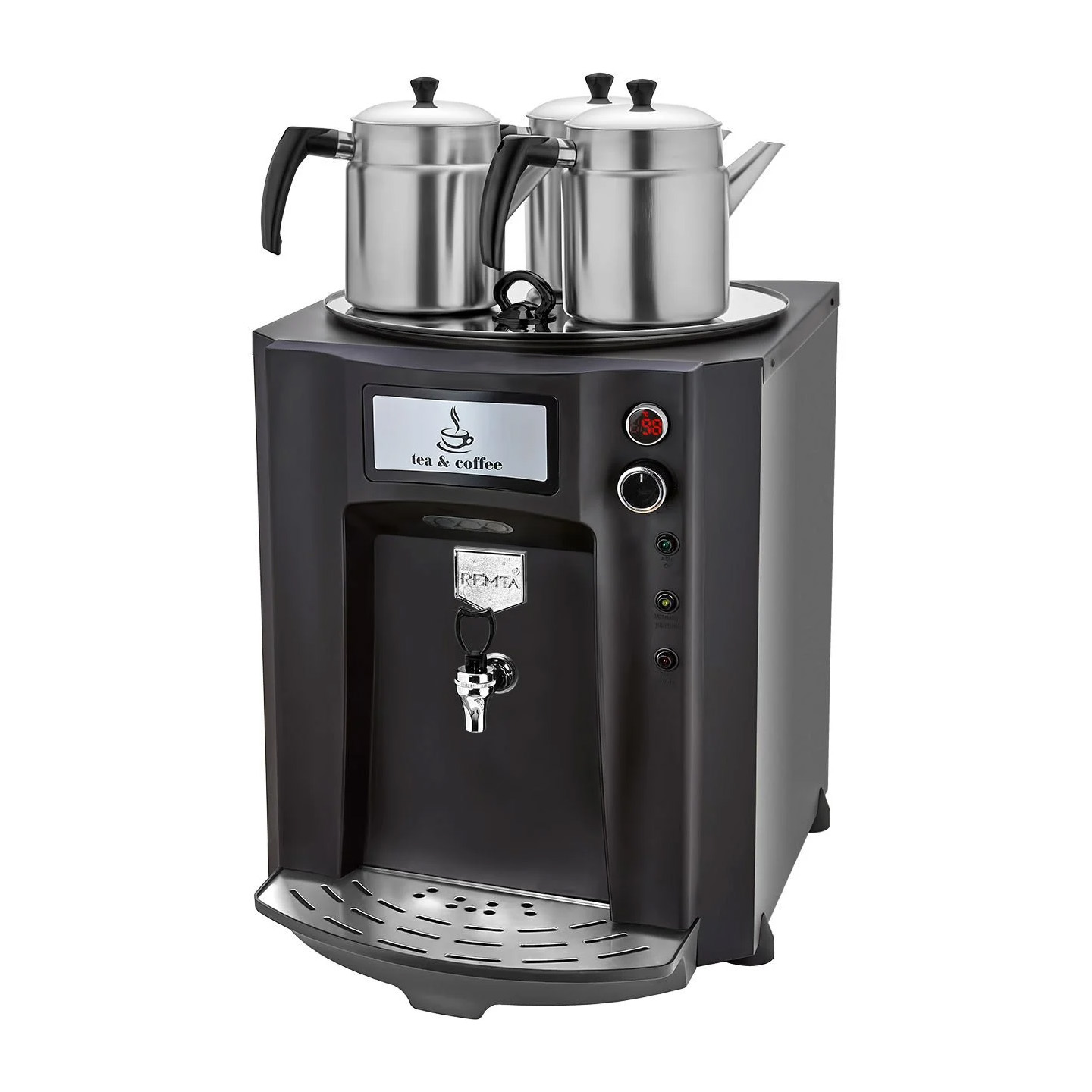 Remta DE10SP 3 Demlikli Premium Jumbo Çay Makinesi, 40 Litre, Şamandıralı