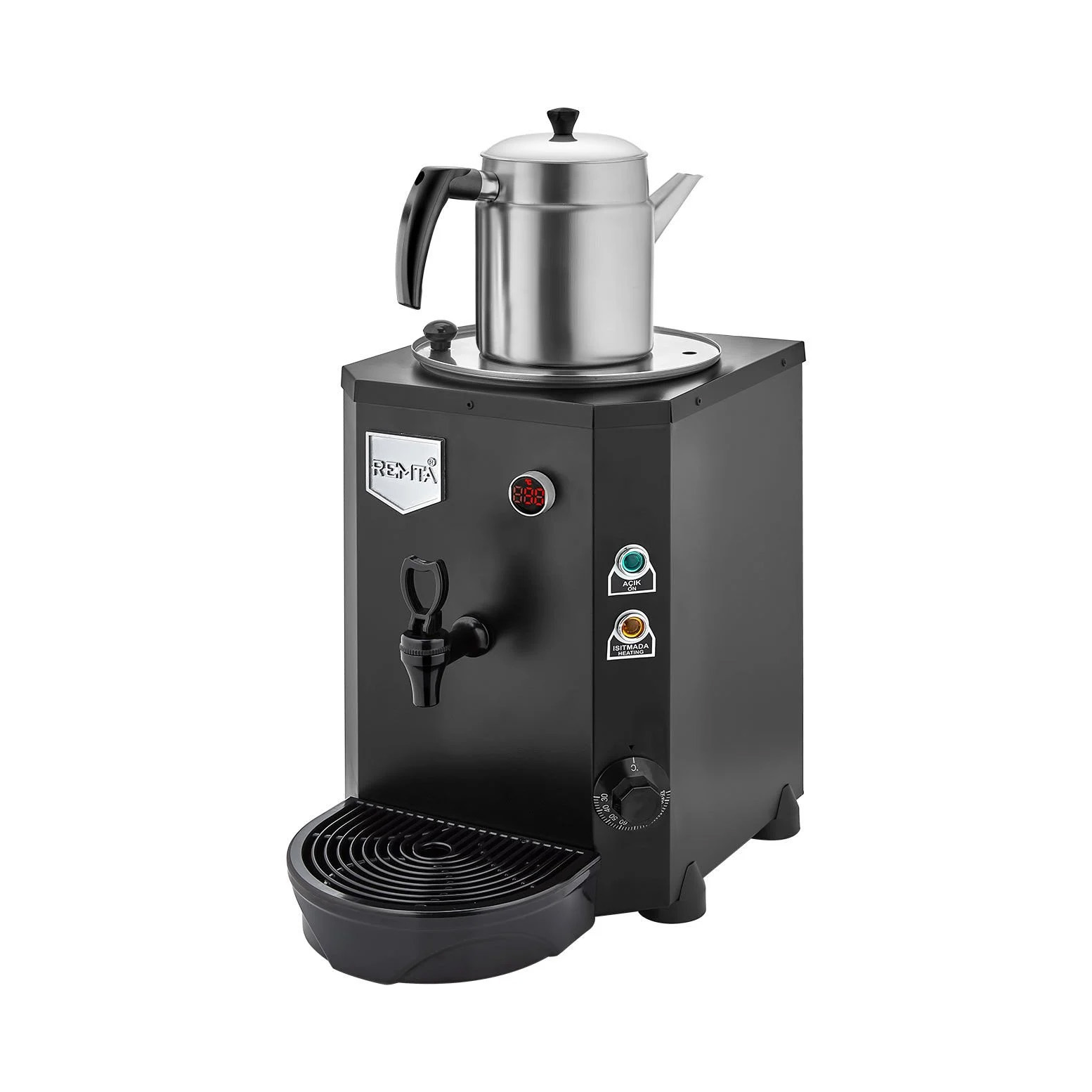 Remta DE14 Tek Demlikli Jumbo Çay Makinesi, 9 Litre