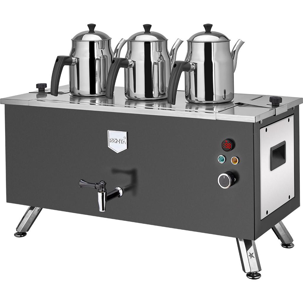 Remta Çift Cidarlı 3 Demlikli Elektrikli Kahveci Ocağı – 31 Litre