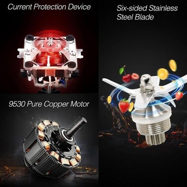 Vosco Bar Blender Pro Dijital 2200W – 2 Lt Buz Kırıcı Blender