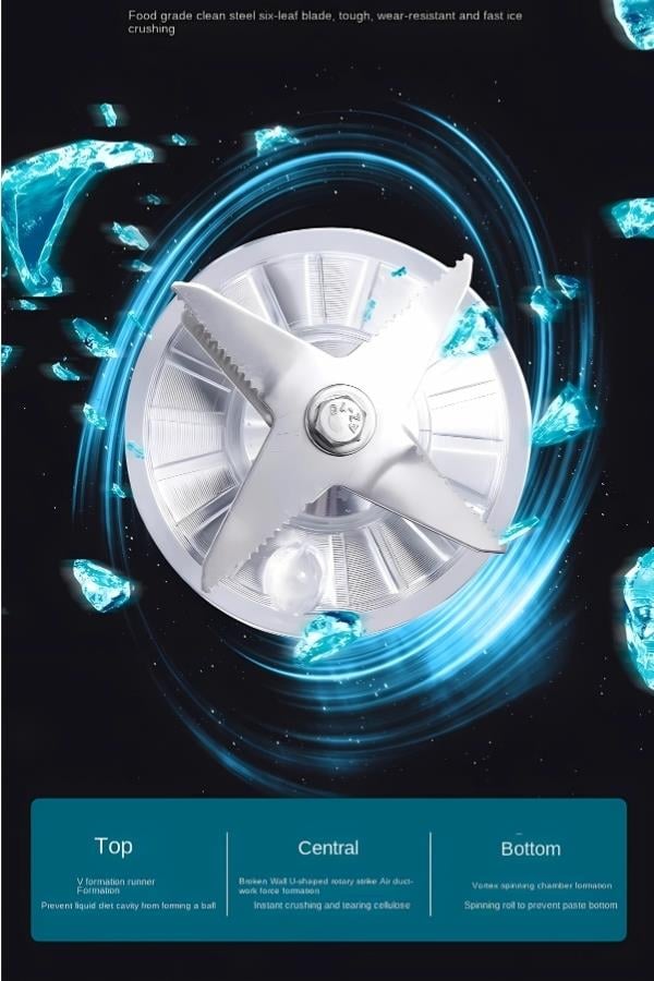 Vosco VHS-206M Bar Blender Manuel 2 Lt Buz Kırıcılı 2000W Mavi